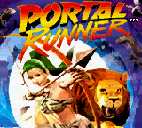 Portal Runner title screen for GameBoy Color